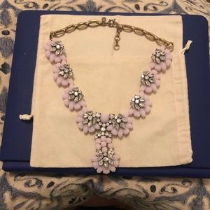 JCrew statement necklace in Pink